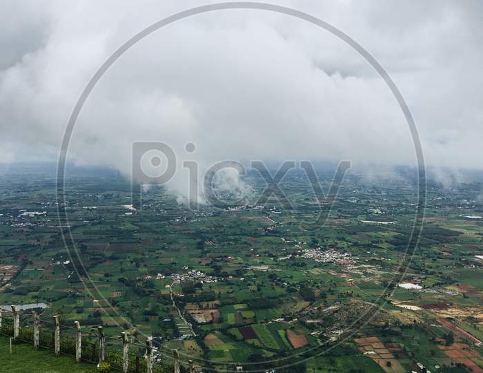 Top view, Nandi Hills