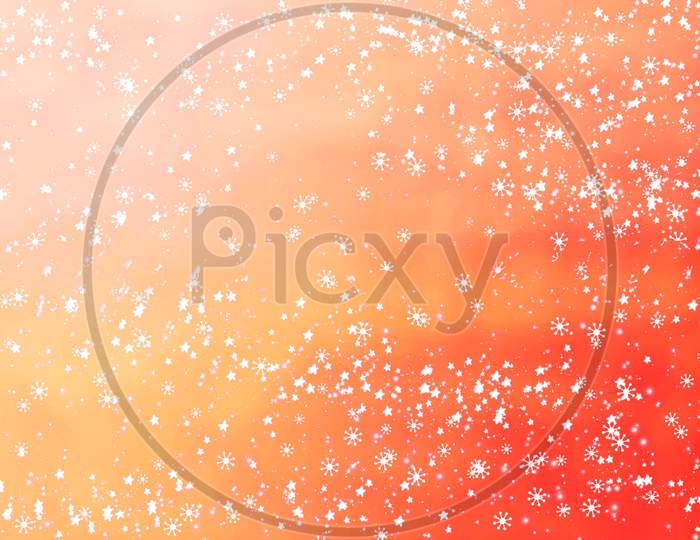 Gradient orange and red background or greetings or poster, copy space for text