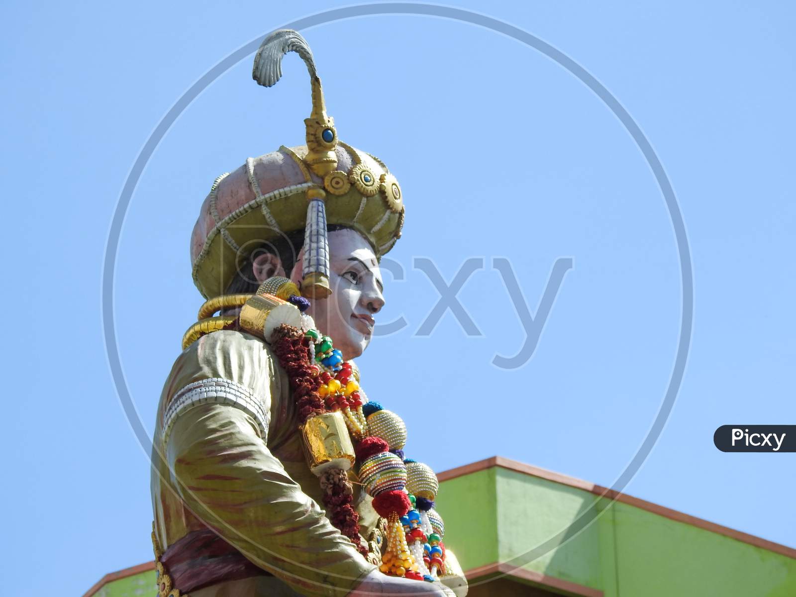Image of Closeup of maharaja of the Kingdom of Mysore Sri ...