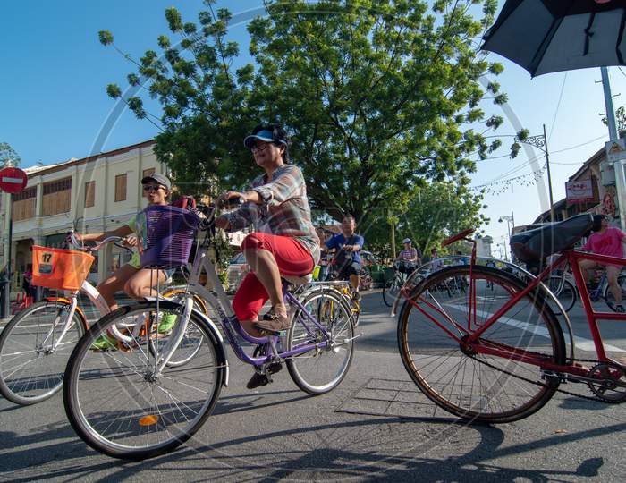 Tourist Cycle At Armenian Street