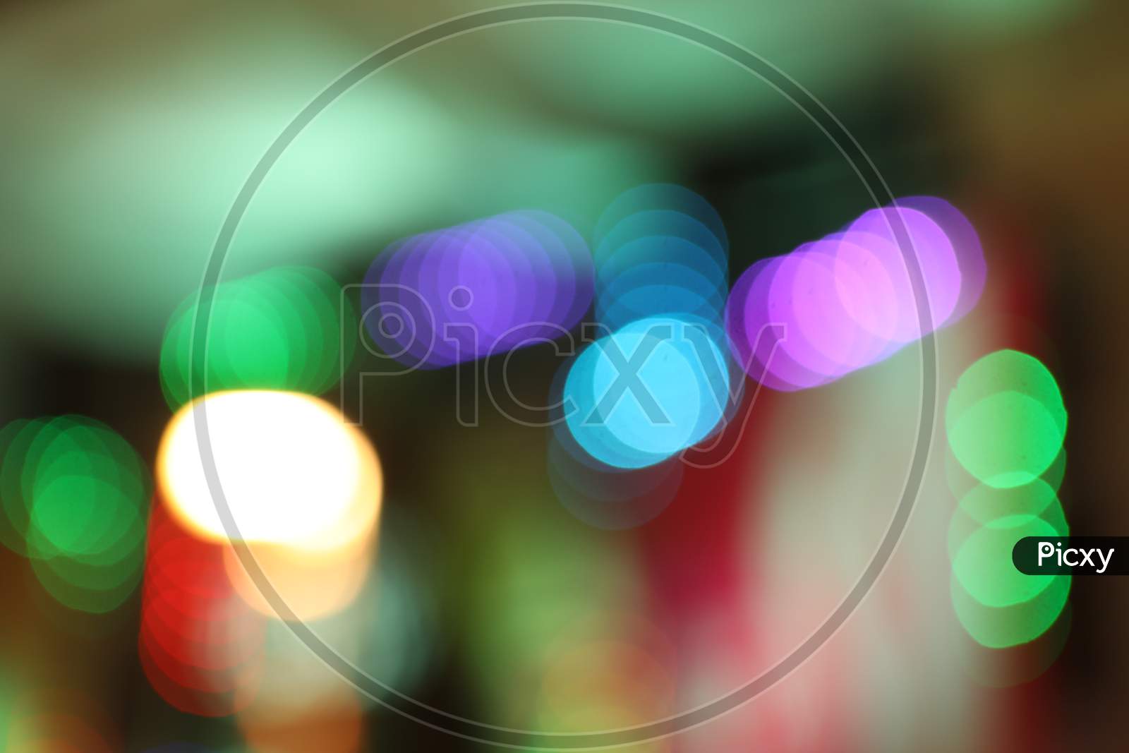 Abstract Blur lights background