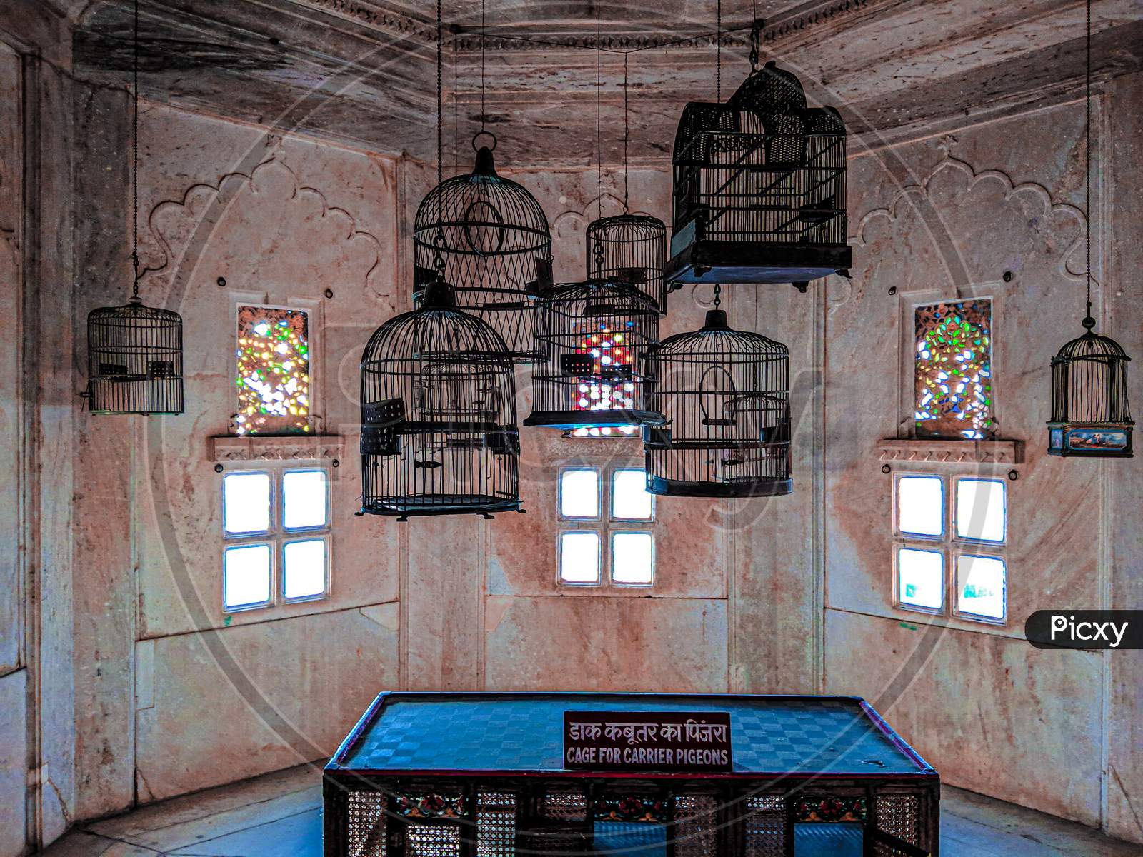 Cage for Carrier Pigeons | City Palace | Mobile Photography