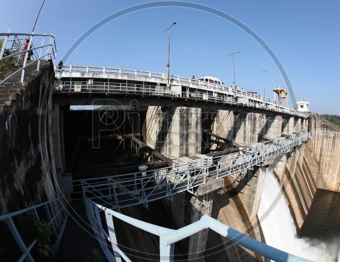 Water Dam spillway India