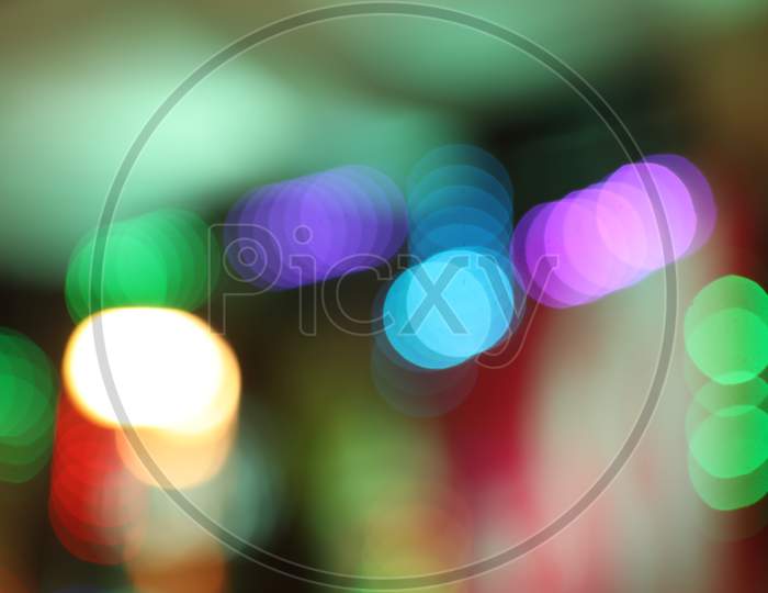 Abstract Blur lights background