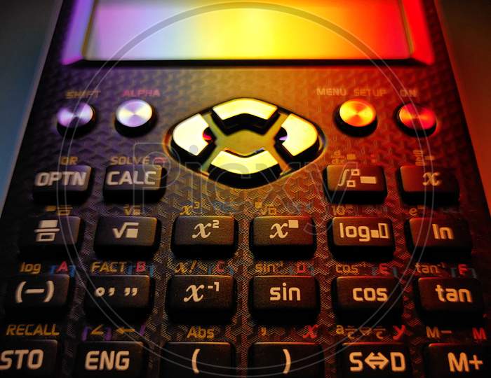 Scientific Calculator with colours