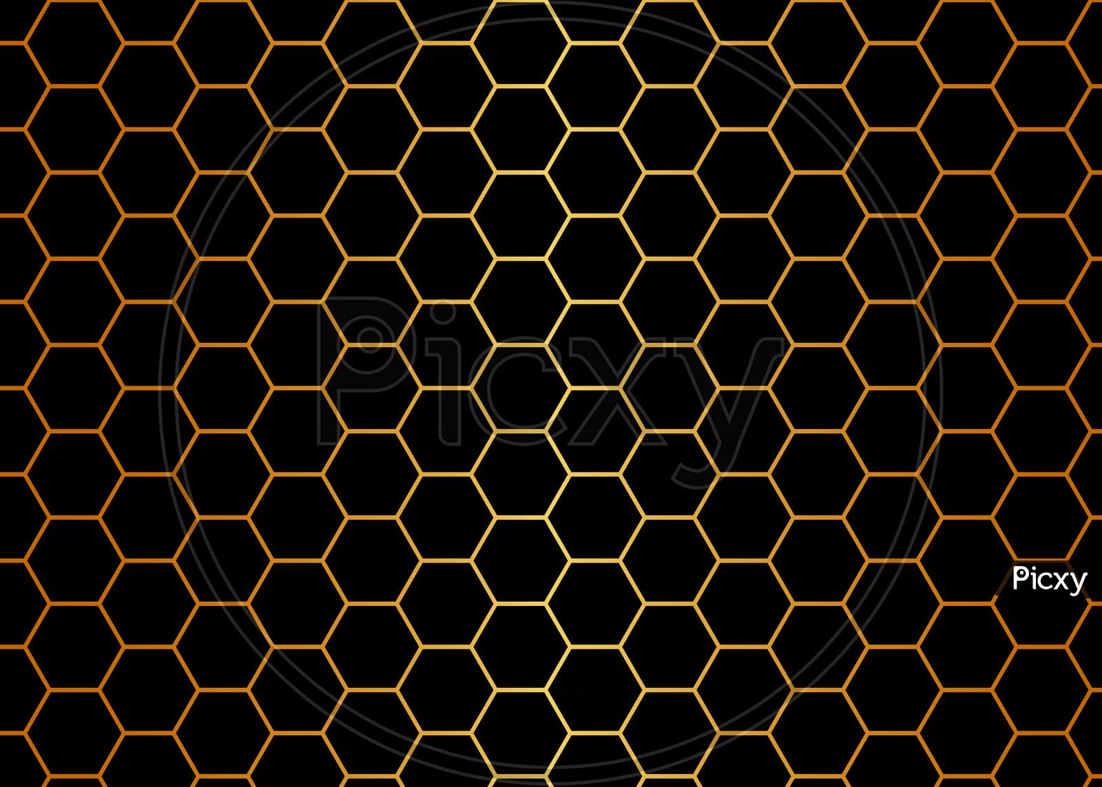 Honeycomb pattern backdrop