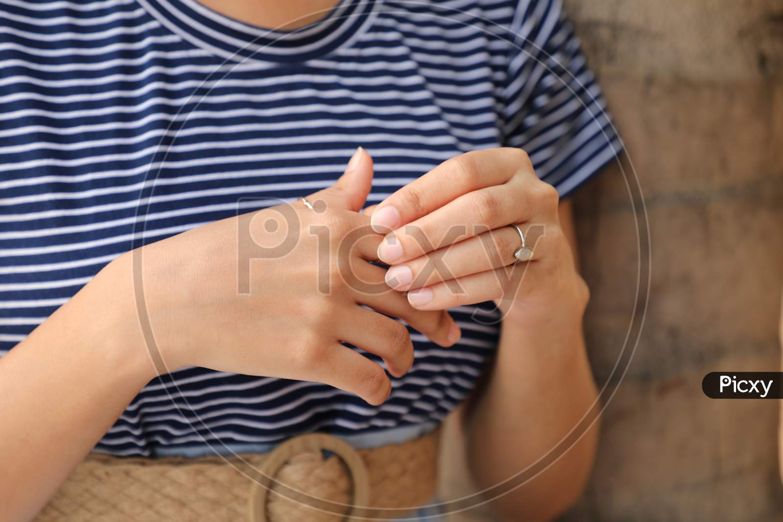 Female Model Hands closeup