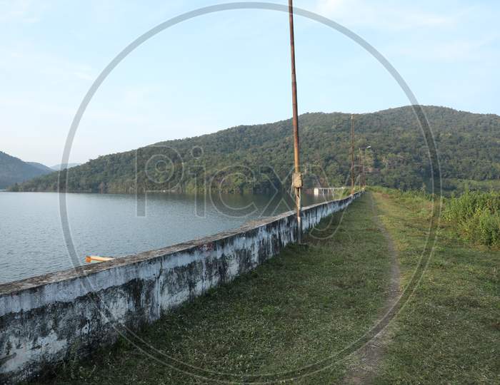 Water Dam spillway India