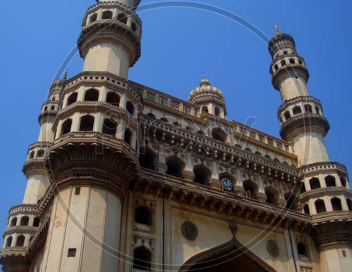 Charminar Is A Monument And Mosque Located In Hyderabad, Telangana, India.