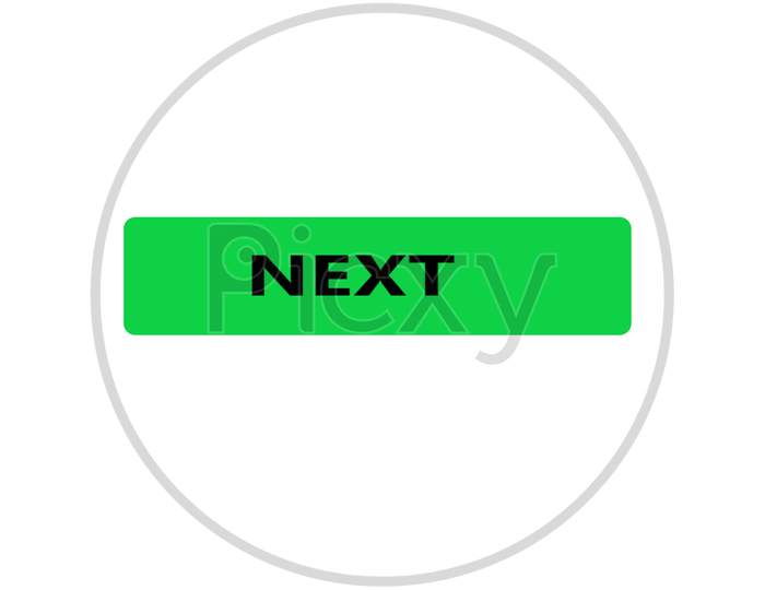Next Button With White Background And Colourfull Button.