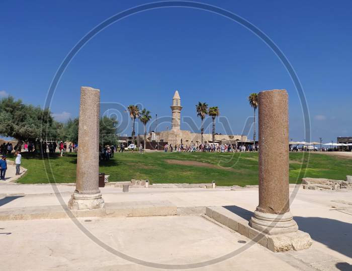 The Roman port city of Caesarea is one of Israel’s wonders