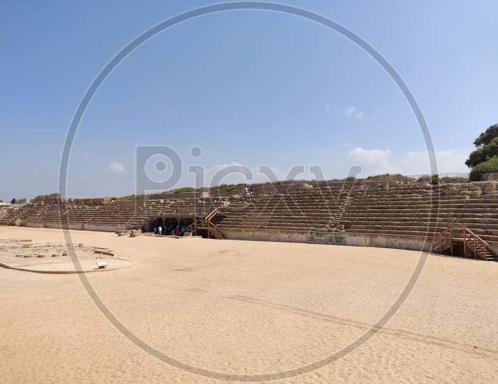 The Ancient Roman Stadium of Caesarea is one of Israel’s wonders