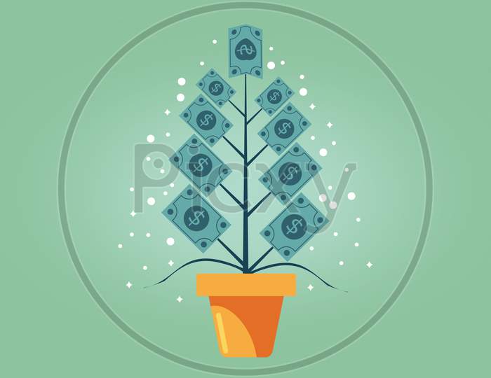 Money Growing On Tree - Capital Appreciation Concept