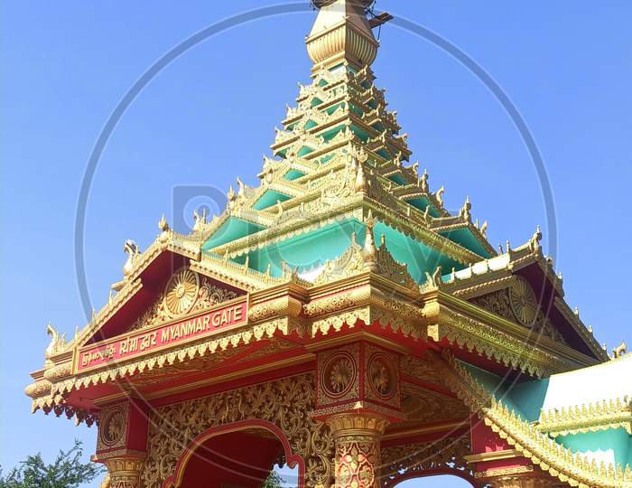 Myanmar gate of potrait mode