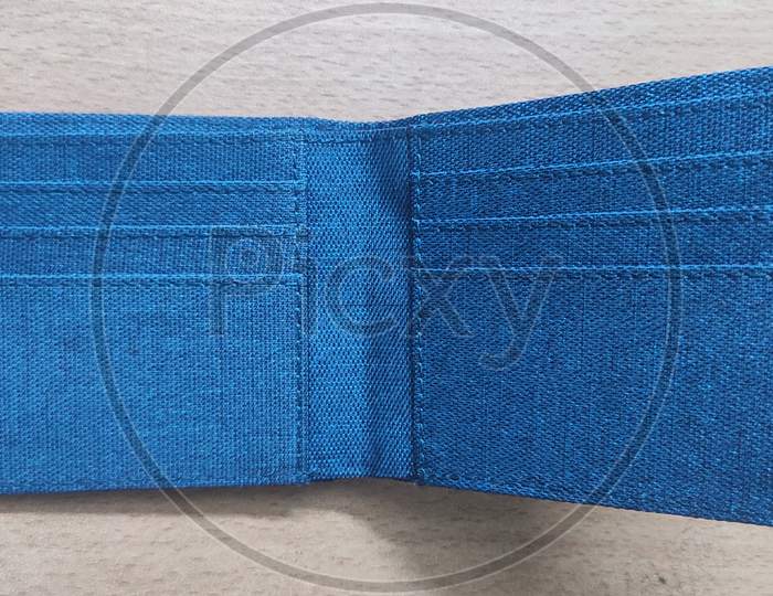 Blue Colored Wallet for Men