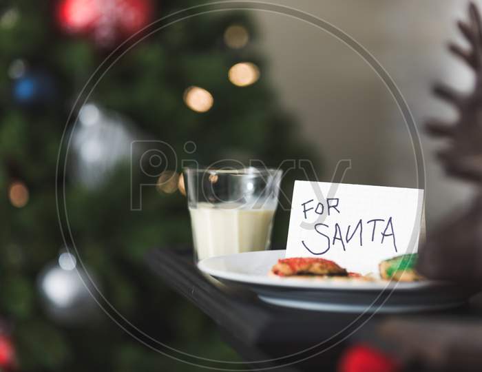 Cookies and milk for santa