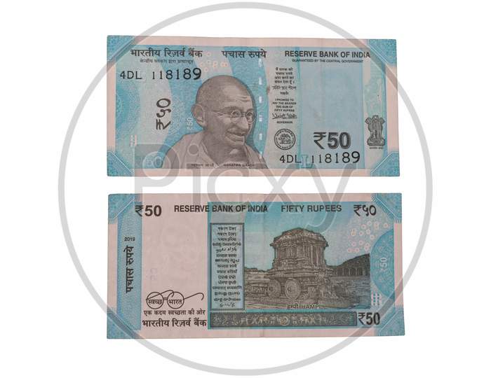 Indian Currency Note in perfect condition and no crease in between the note