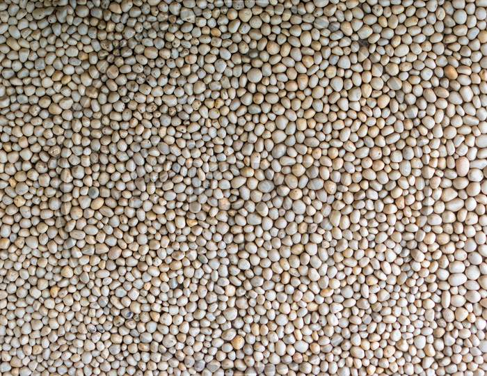 Smooth Pebbles Wall Texture For Background