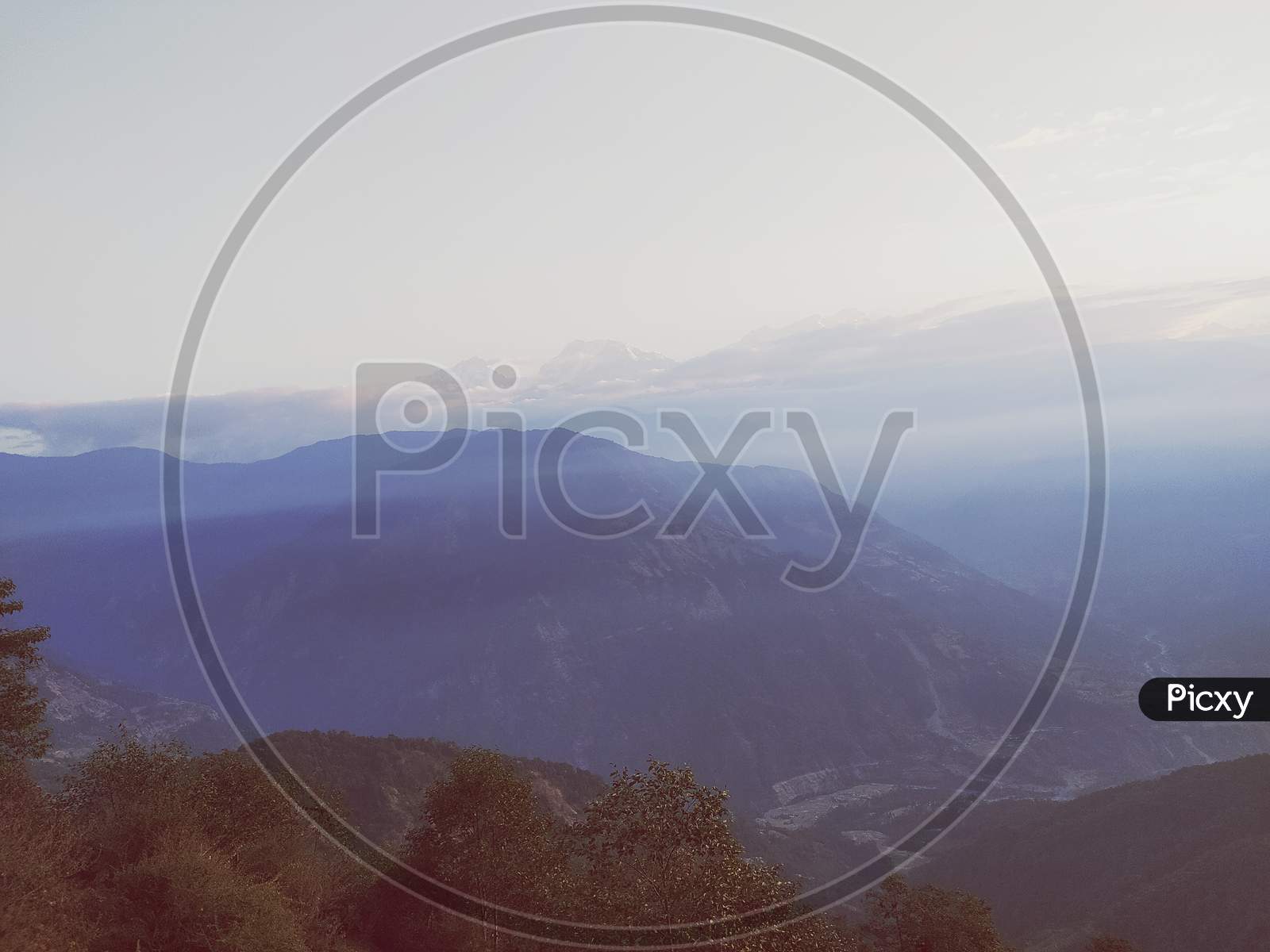 Image of Beautiful views of Lamjung mountain of Nepal-NI005281-Picxy