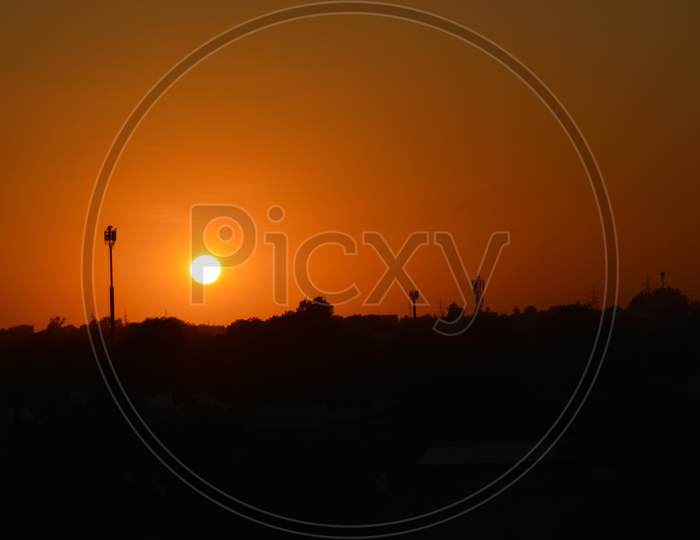 City sunset , sunset Photogrphy