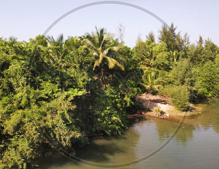riverside land at Mangalore, Riverside residence, riverside residential land, riverside