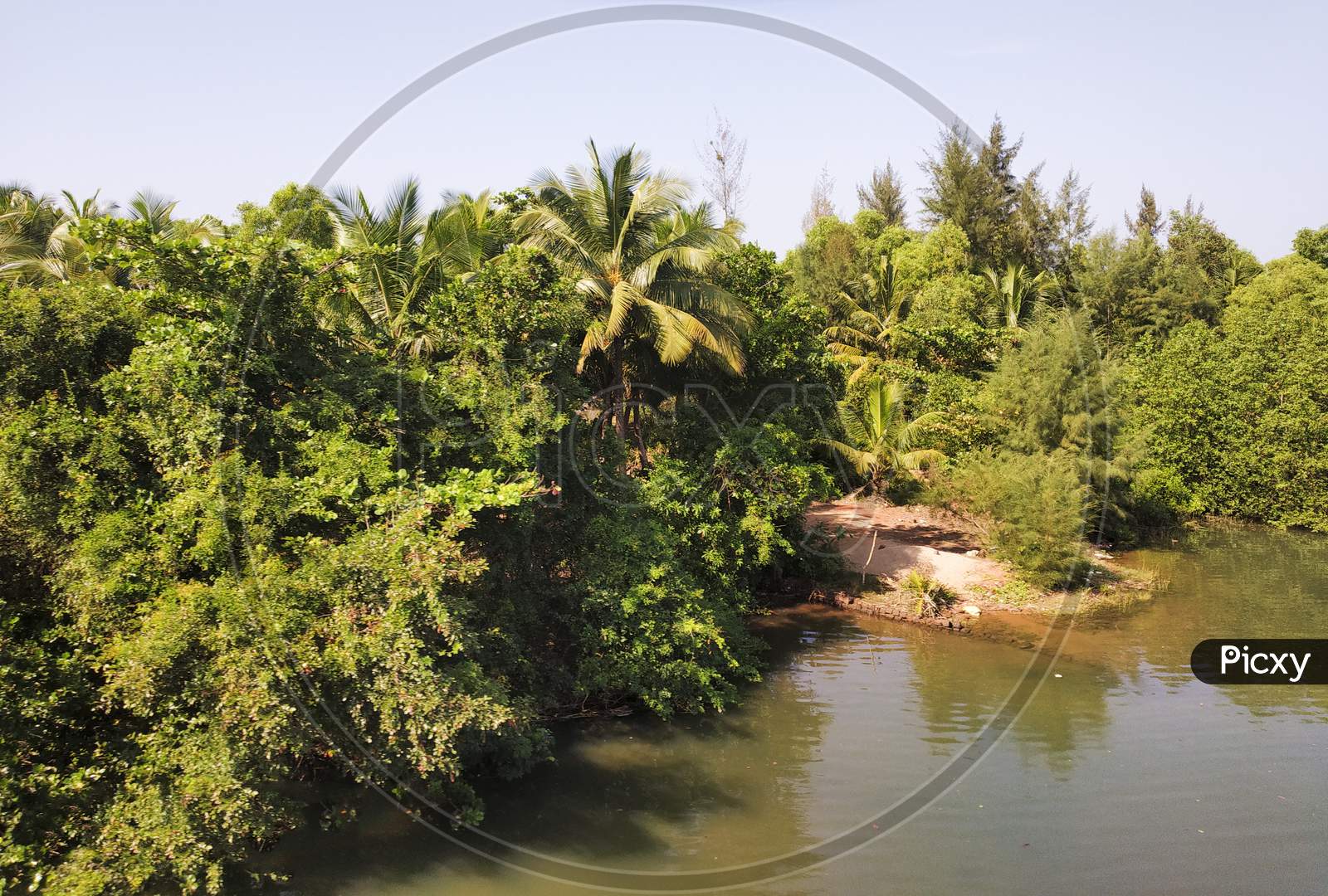 riverside land at Mangalore, Riverside residence, riverside residential land, riverside