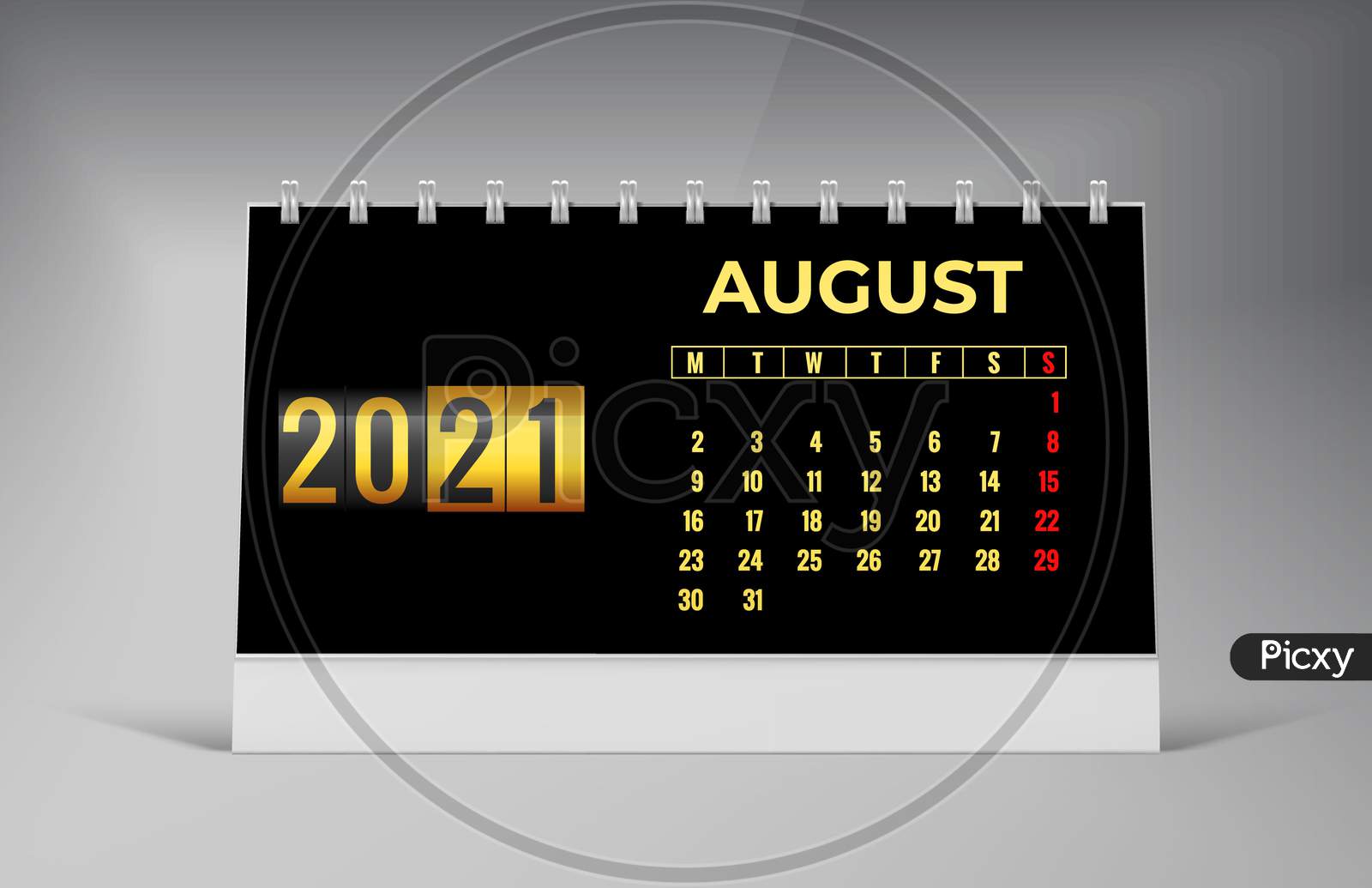 Image Of August 2021 Calendar August 2021 Calendar Vector Illustration Wall Desk Calendar Vector Template Simple Minimal Design Desk Calendar Single Month Template Design Ys054068 Picxy