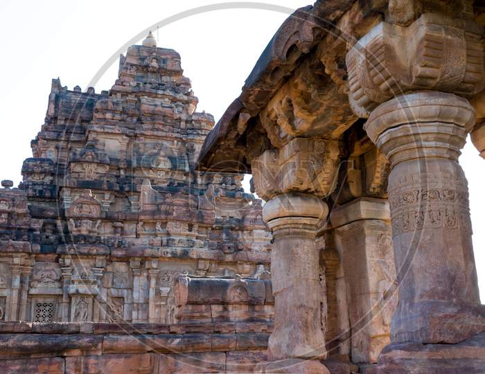 Ancient Sangameshwara temple at Pattadakal, karnataka, India