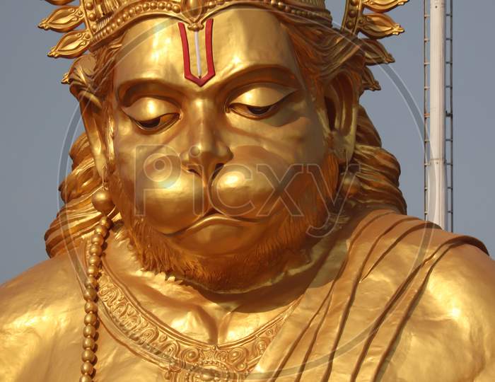 Big statue of Hanuman ji at Pitra Parvat, Indore, Madhya Pradesh