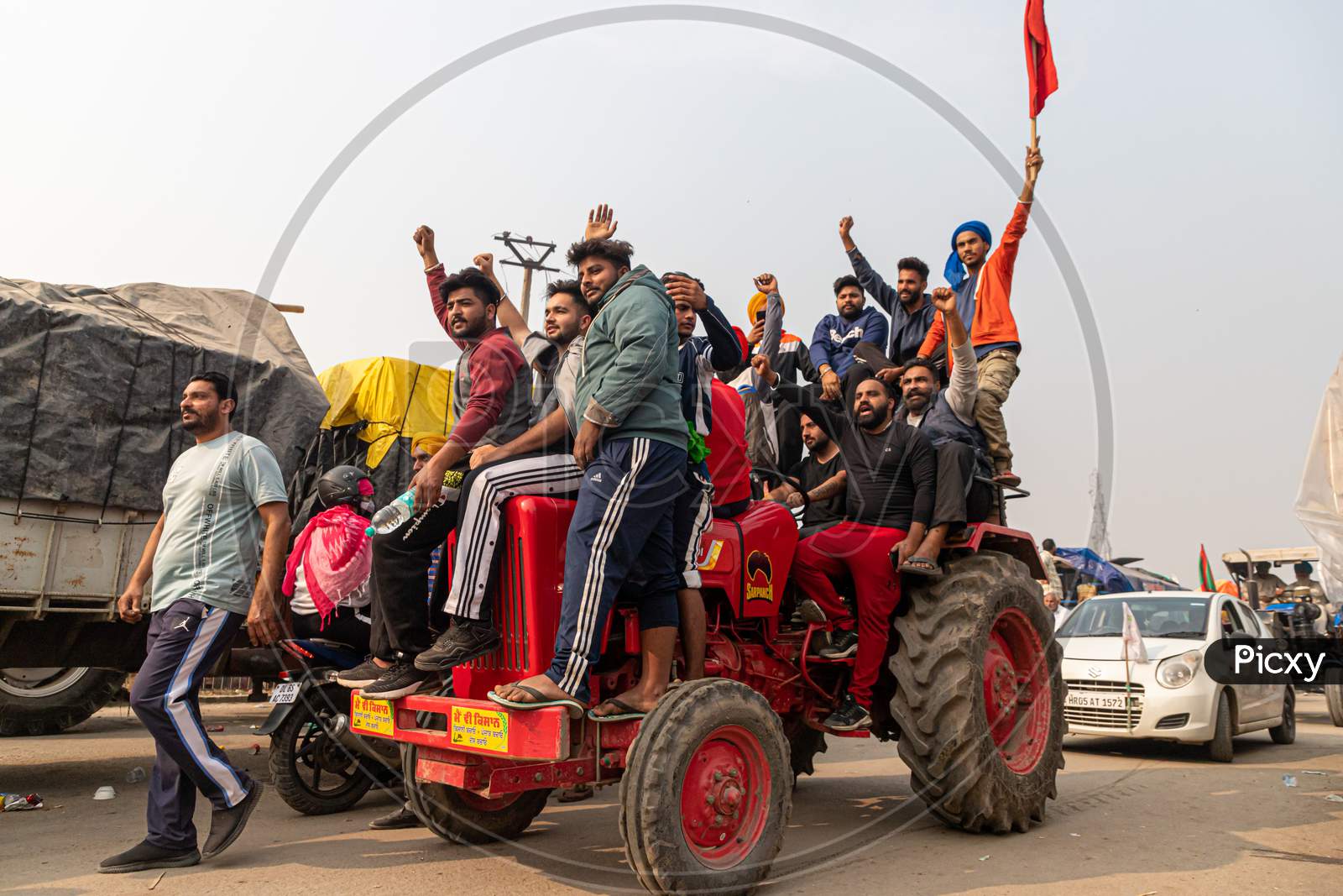 Farmers Are Protesting Against New Farm Law In India.