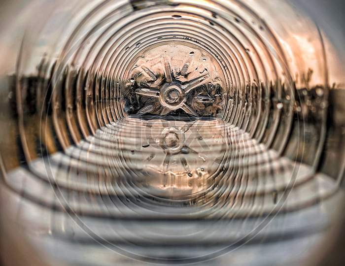 Inner view of water bottle