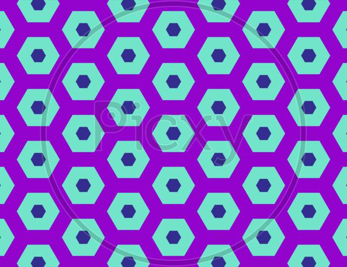 Illustration Abstract Hexagon Background