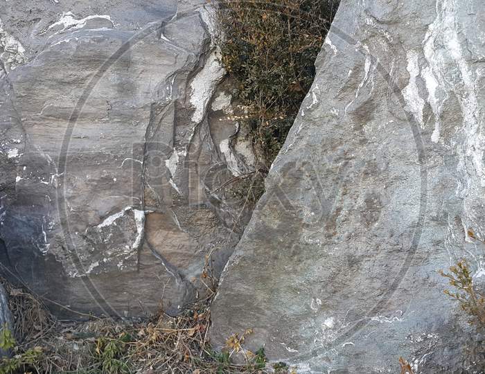 Close Up Of Large Stones Or Rock