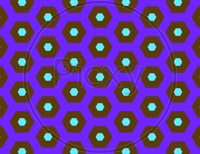 Illustration Abstract Hexagon Background.