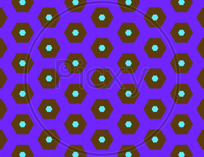 Illustration Abstract Hexagon Background