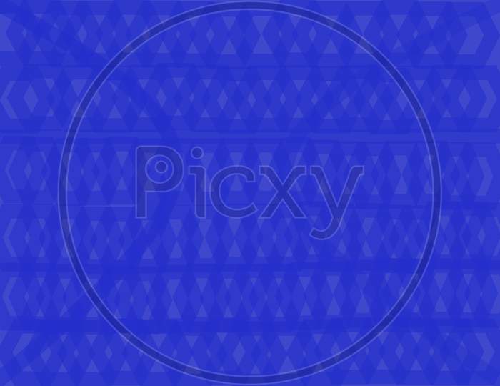 Blue Background With Repeated Design.