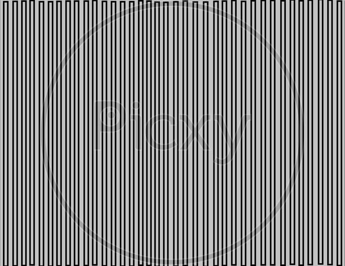 Bar Code Background With Black And White Repeated Line.