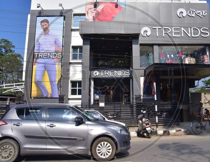 Reliance Trends clothing store  in Assam on Dec 23,2020