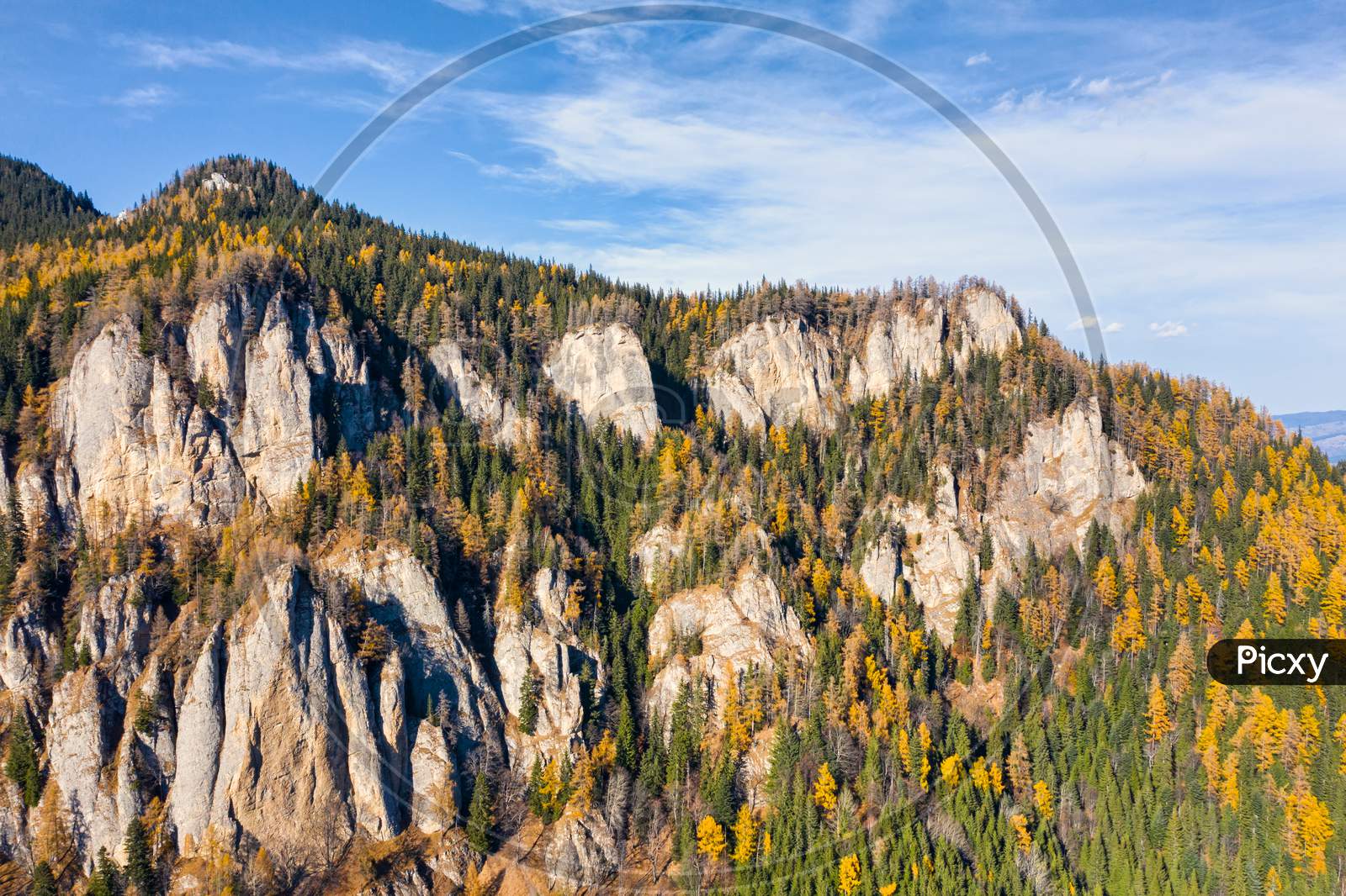 Autumn Rocky Mountain Scene