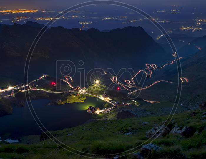 Night Scene On Fagaras Mountain