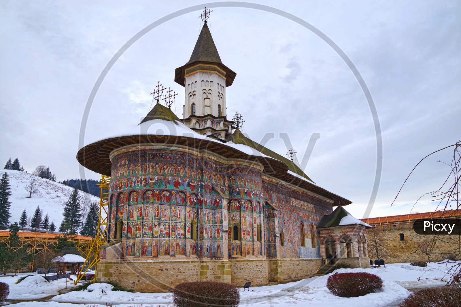 Sucevita Painted Orthodox Monastery Church