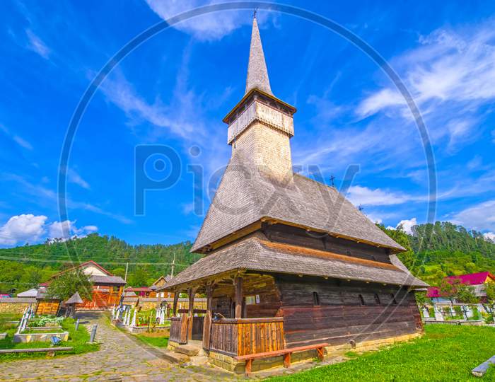 Old Wooden Church In Maramures
