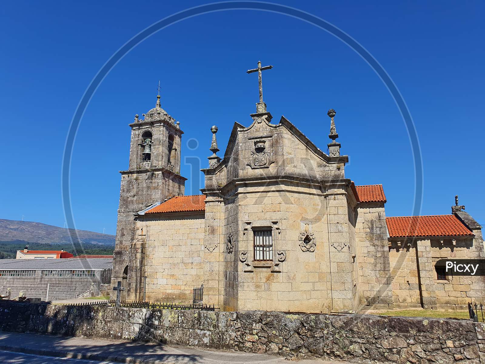 Small Ancient Church In Galicia
