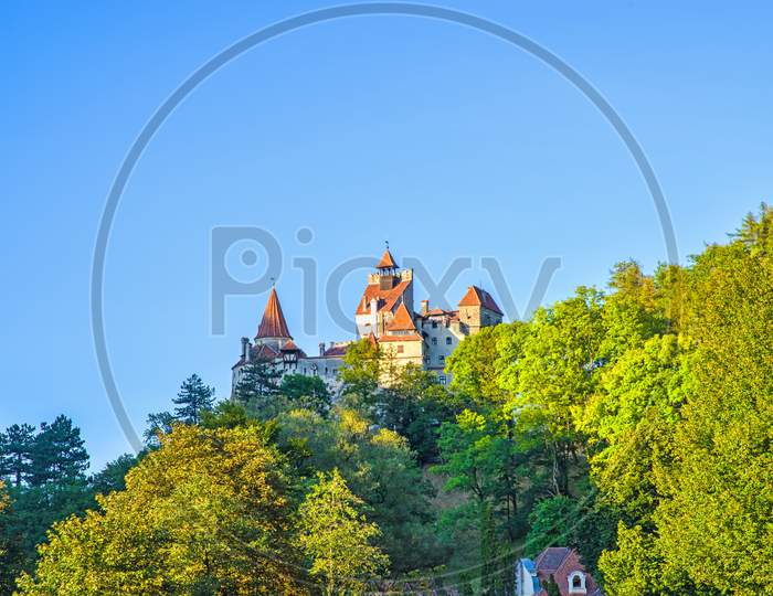 Medieval Bran Castle In Romania