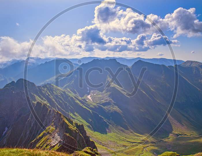 Beautiful Summer Landscape In The Mountains