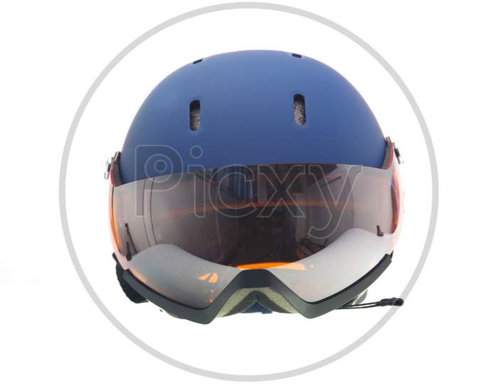 Protective Ski Helmet And Goggle