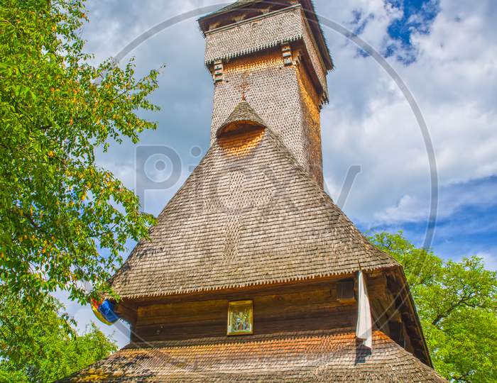 Historic Wood Church From Maramures