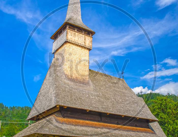 Historic Wooden Church In Romania