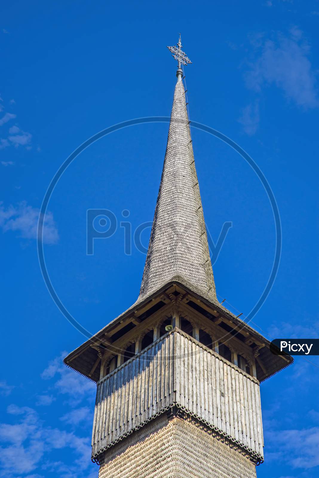 Wooden Church Tower Details