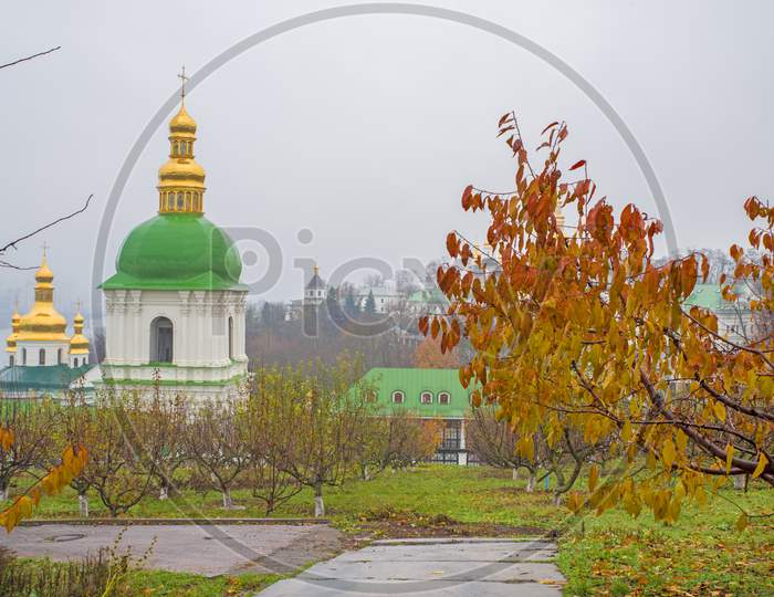 Autumn Scene In Kiev, Great Lavra